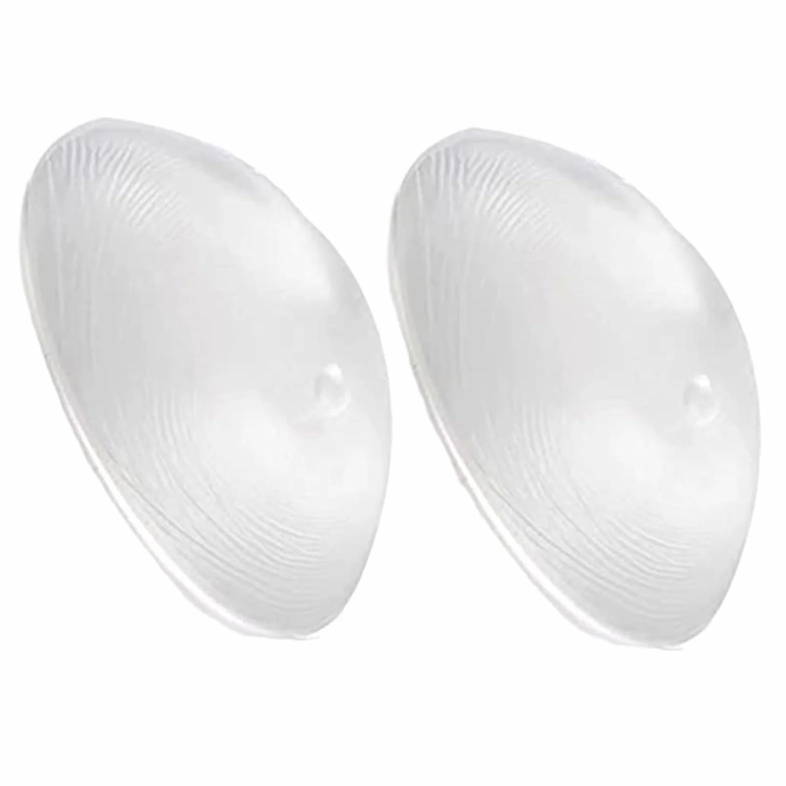 Trójkątne Silikonowe Wkładki Do Biustonosza Mastektomii Niewidoczne Wklęsłe Wkładki Do Biustonosza Samoprzylepne(1000g/pair, Transparent)
