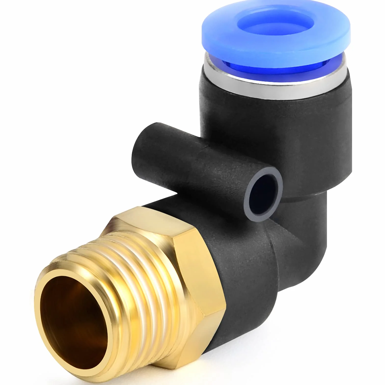 10 szt. 8 mm Tube AD x 1/8 BSP męski Elbow Push to Connect Fittings (PL8-01)