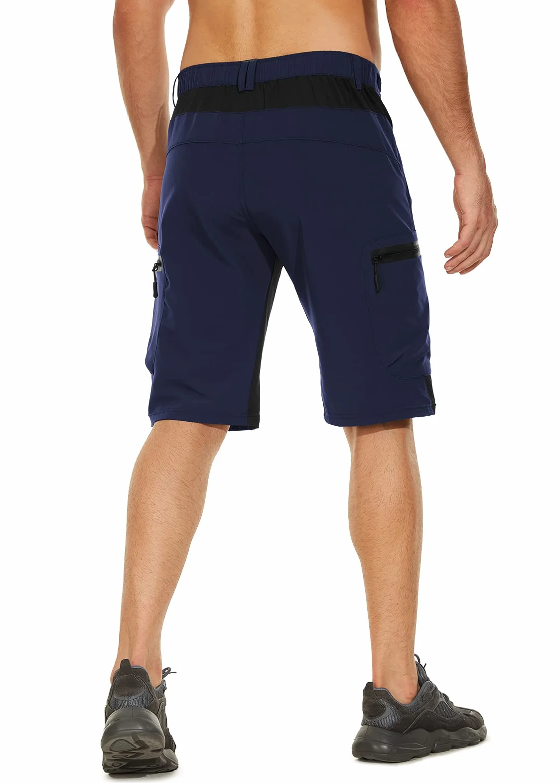 Cycorld Spodenki turystyczne, oddychające z 6 kieszeniami lekkie szybkoschnące bermudy letnie