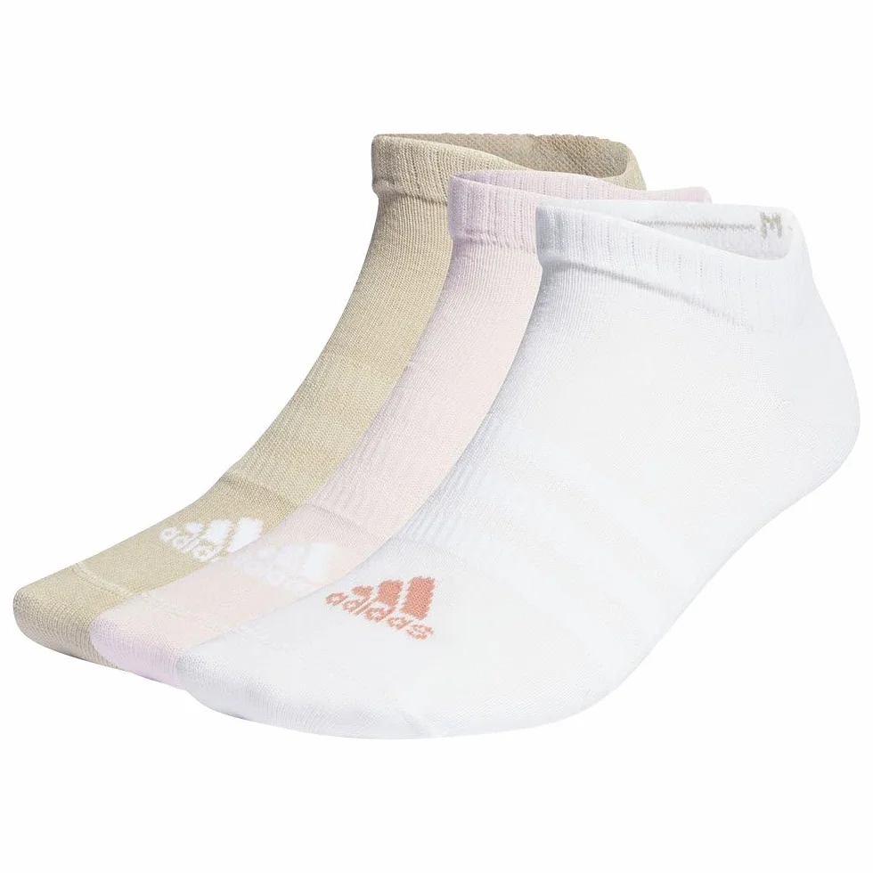 adidas Unisex Cienkie i lekkie odzież sportowa Low Cut 3 pary niewidocznych skarpet