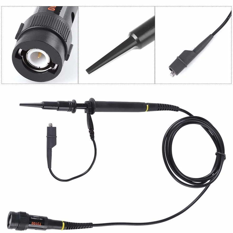T3100 sonda oscyloskopowa Logic Analyzer X100 100 MHz High Voltage Clip sondy przenośne z zestawem akcesoriów