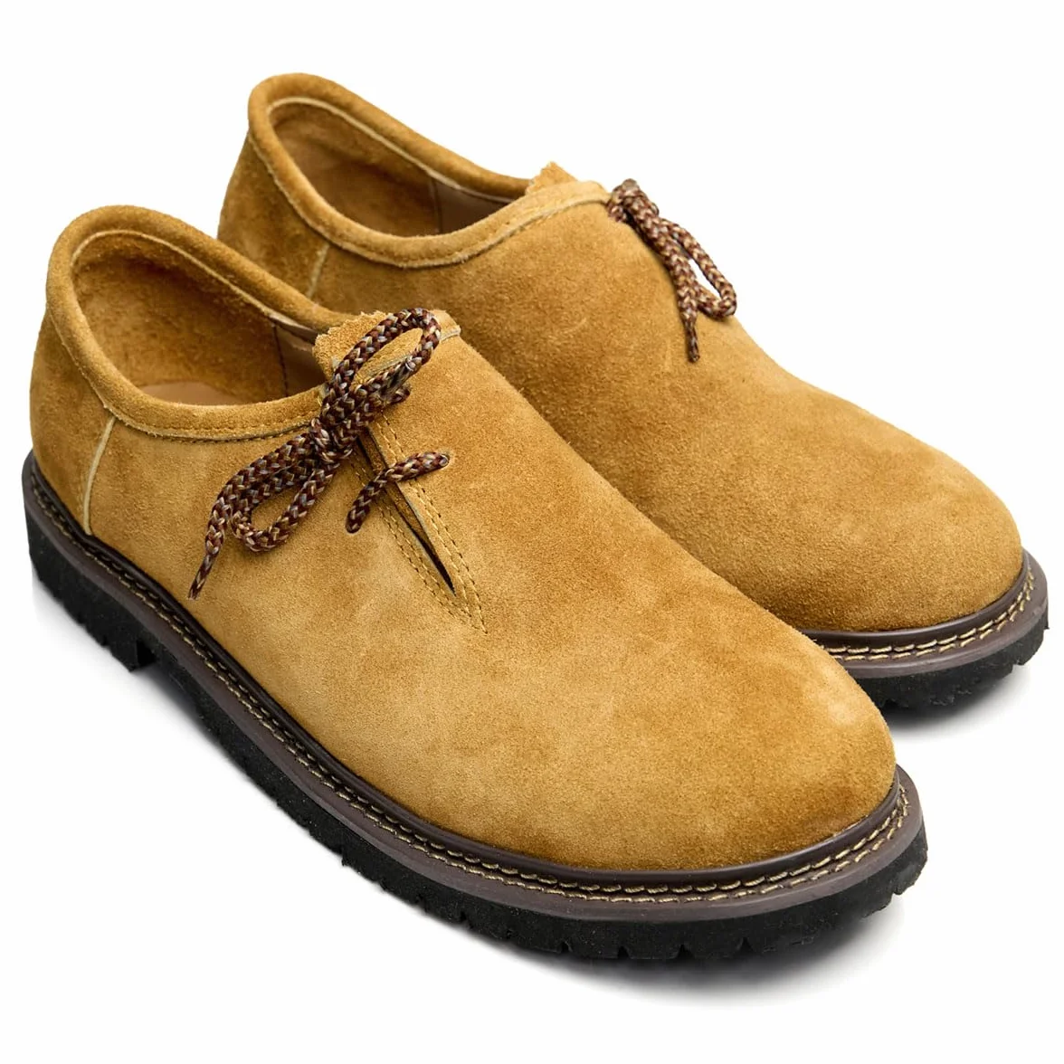 Steigenhöfer męskie buty owsiane, buty ludowe z prawdziwej skóry, na Oktoberfest, uroczystości i wydarzenia
