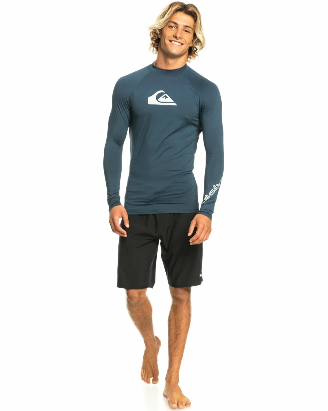 Quiksilver All Time - Męski kombinezon przeciwsłoneczny z Lycra z długim rękawem (zestaw 1 sztuk)