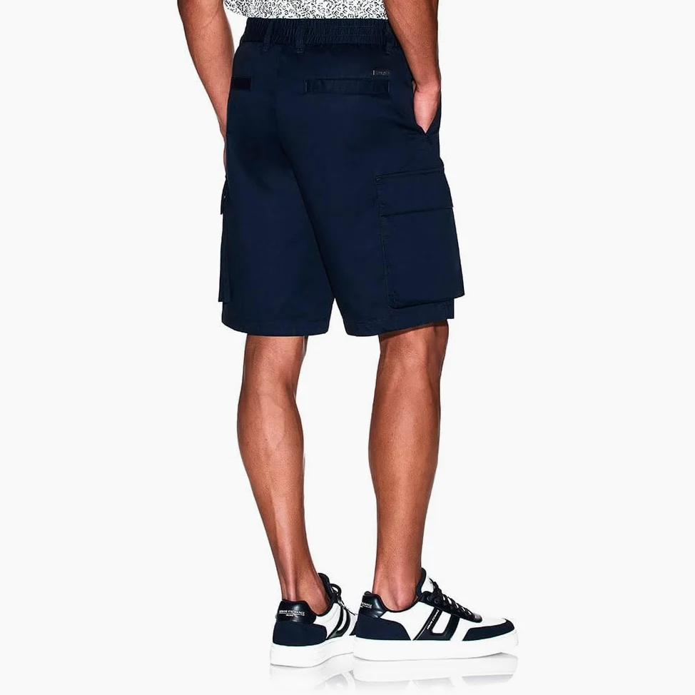 Armani Exchange Urban Style Back Logo - spodenki cargo Mężczyźni