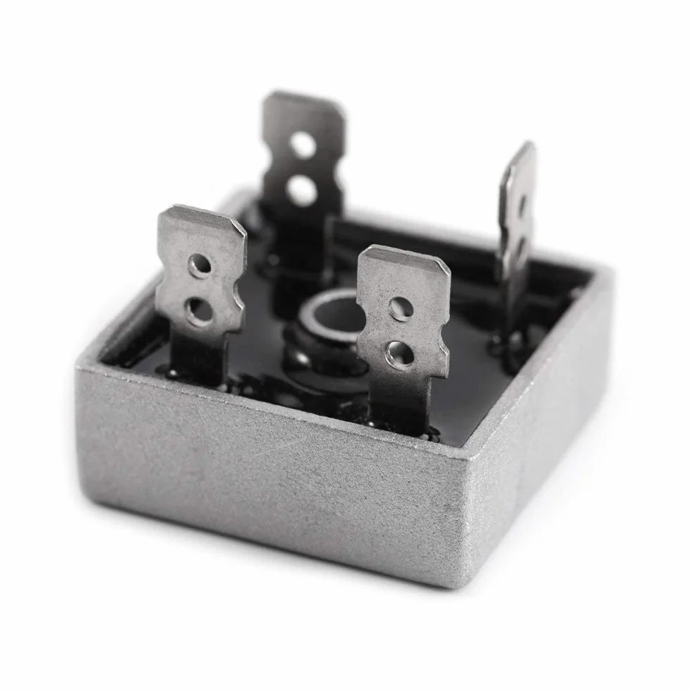 10 sztuk KBPC5010 50A 1000V Heavy Duty metalowa obudowa elektroniczny jednofazowy diodowy mostek prostowniczy opakowanie wielokrotnego użytku socialme-eu