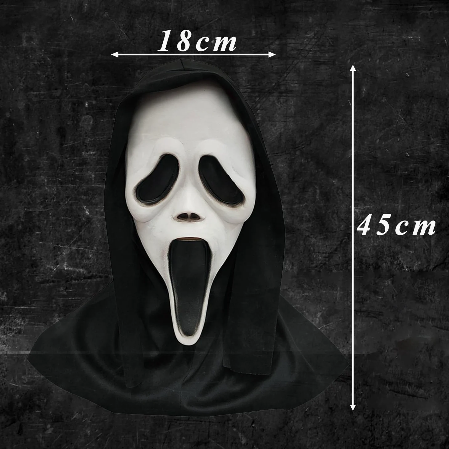 Maska na Halloween, z horroru, lateksowa maska na Halloween, dla mężczyzn i kobiet, straszne maski na Halloween, bal maskowy, karnawał