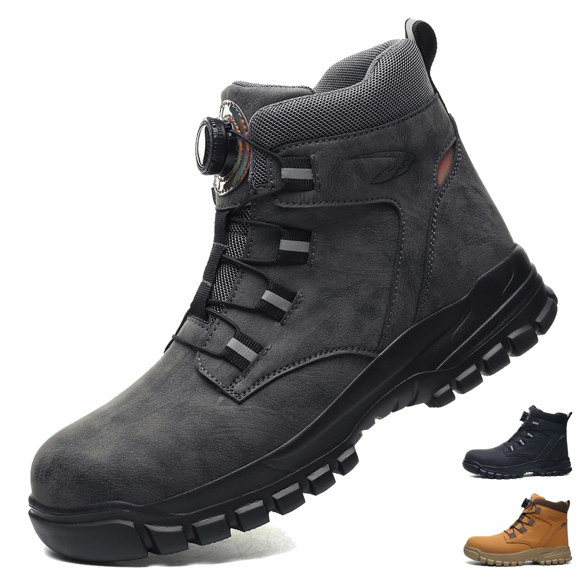 Buty ochronne Mężczyźni Kobiety Wodoodporne Lekkie Buty robocze ze stalowymi noskami Antypoślizgowe buty ochronne 37-46 EU
