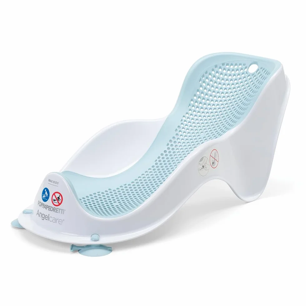 Foppapedretti Acquolina poduszka kąpielowa dla dzieci od urodzenia do 6 miesięcy (do 9 kg), biała/turkusowa, 0,4 kg, 1 sztuka, 1 sztuka