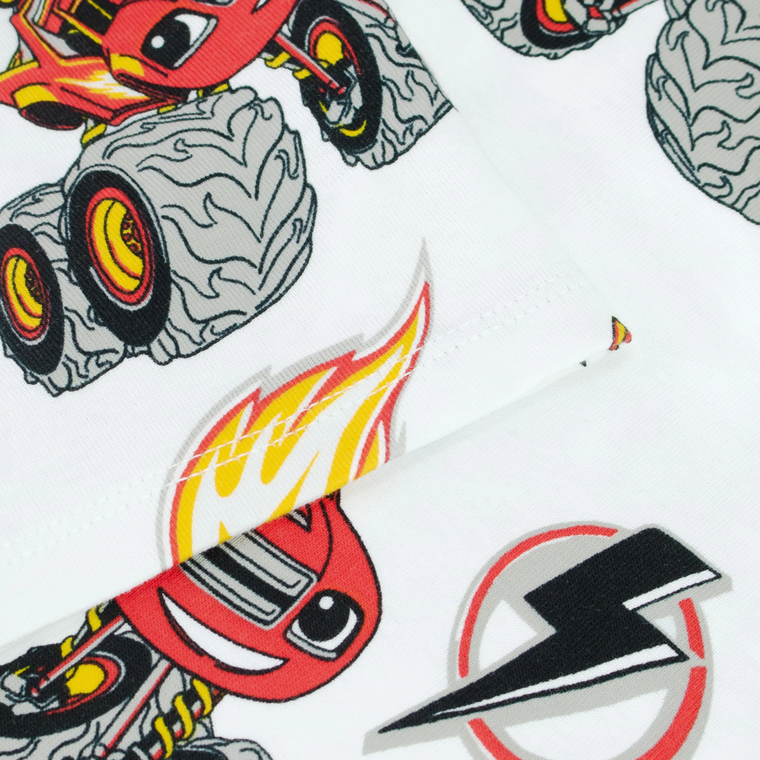 Blaze and the Monster Machines Pizamki Chłopięce | Zestawy Pizamek dla Chłopców o Dopasowanym Kroju | Pizamy dla Dzieci z Długim Rękawem z Motywem Monster Trucka