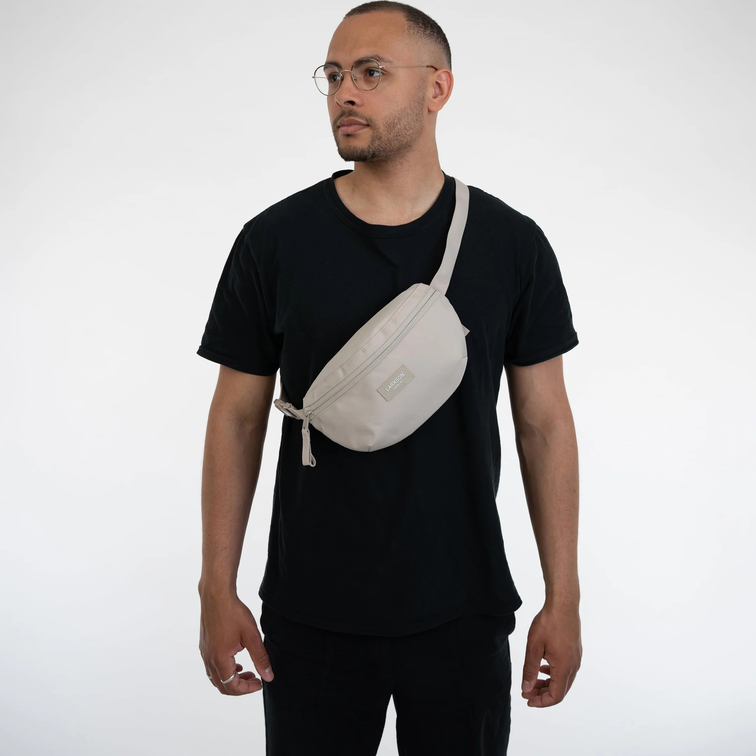 LARKSON Torba nerka damska i męska Finn saszetka biodrowa wodoodporna Crossbody Bag