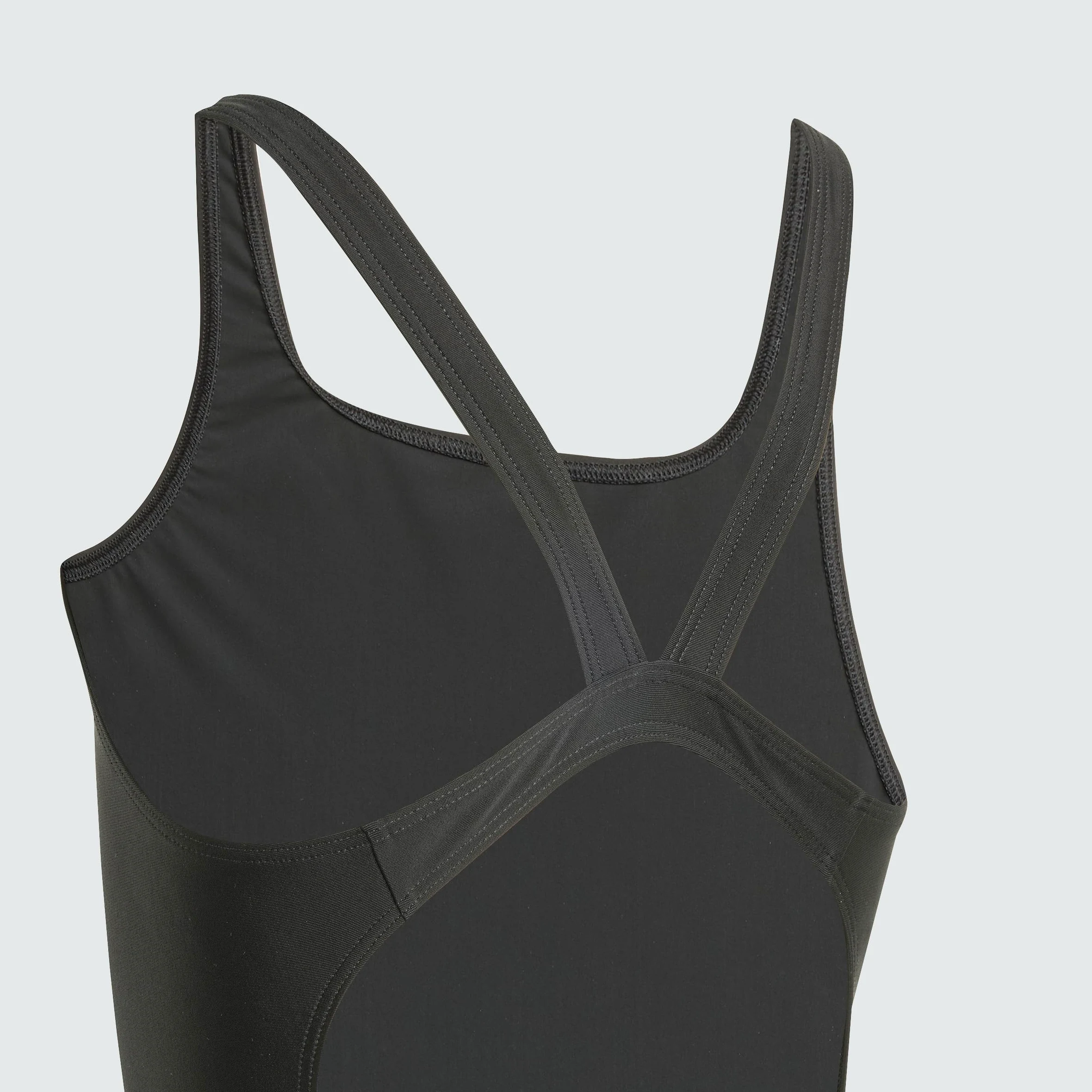 adidas Dziewczynki V-Back Swimsuit Kids Swimwear, Black, 11-12 Years