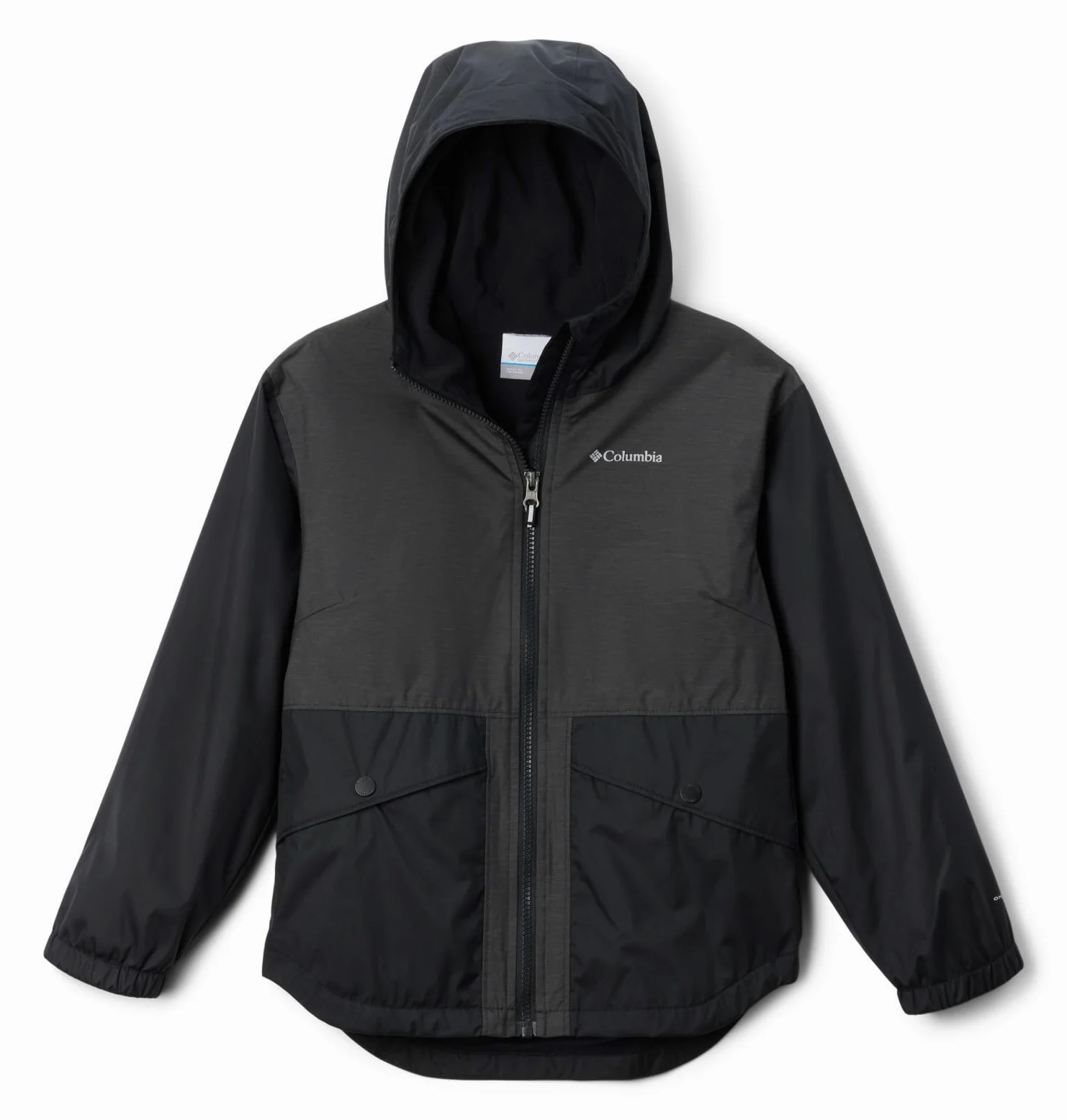 Columbia Rainy Trails 2 dziewczęca kurtka przeciwdeszczowa z podszewką polarową, 1 szt