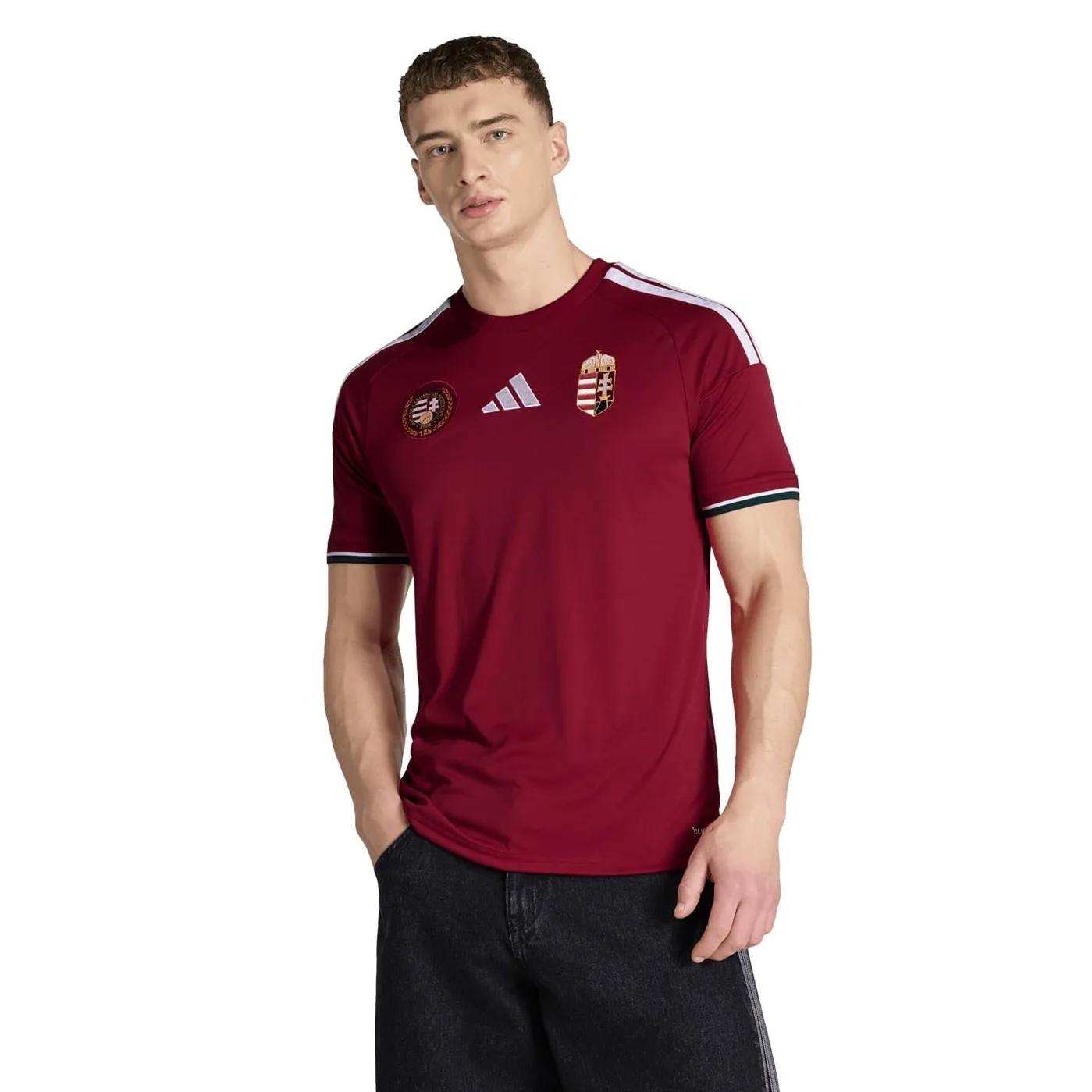 adidas Męska koszulka domowa na Węgrzech Mistrzostwa Świata 2026 z krótkim rękawem