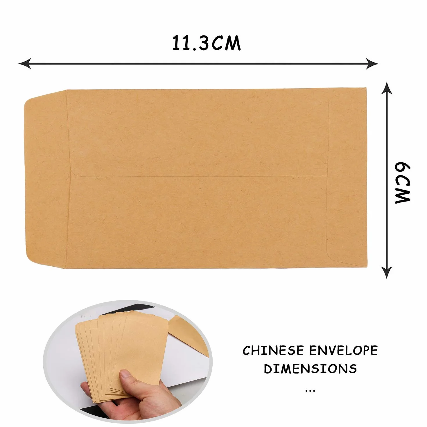 Torebki papierowe na nasiona 6x10 cm brązowe kalendarz adwentowy