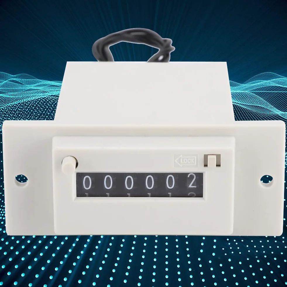 CSK6-YKW Licznik elektromagnetyczny 6 cyfr 0-999999 Zakres zliczania Elektroniczny licznik impulsów Licznik cyfrowy Licznik całkowity Licznik impulsów elektromagnetycznych (DC 12V)