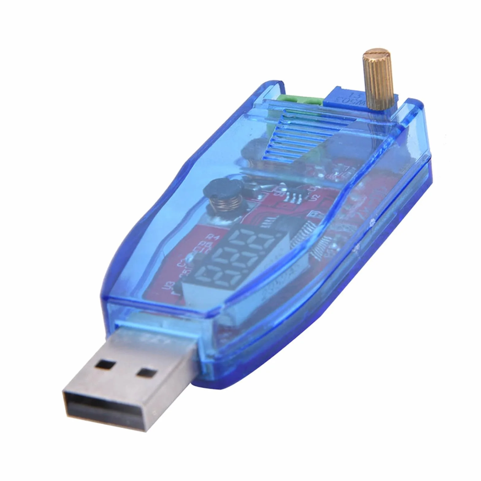 Regulowany Moduł Zasilacza Step UP, Regulator Napięcia 5V do 24V z Wyświetlaczem, Moduł Regulatora Zasilania USB
