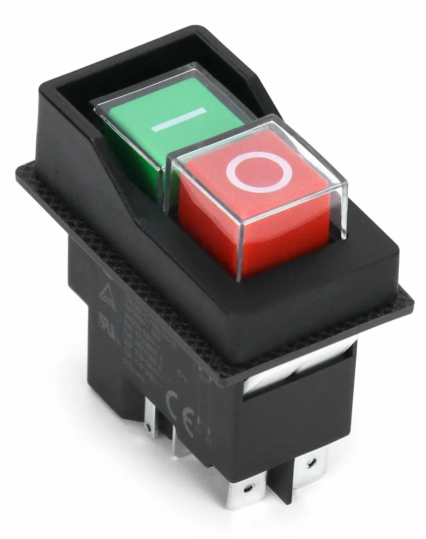 QWORK® 5 PIN KJD17 Przełącznik elektromagnetyczny, wyłącznik bezpieczeństwa, AC250V 16A