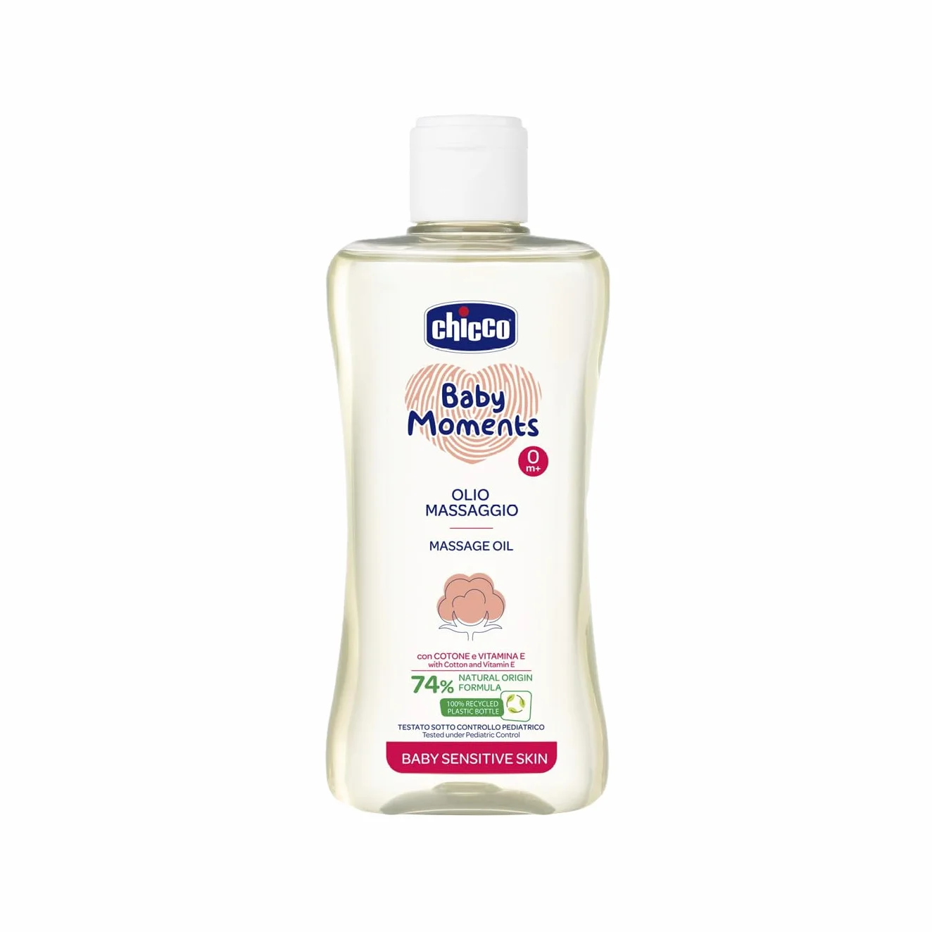 Chicco Oliwka doMasażu, Dla Dzieci od 0 m+, 200 ml