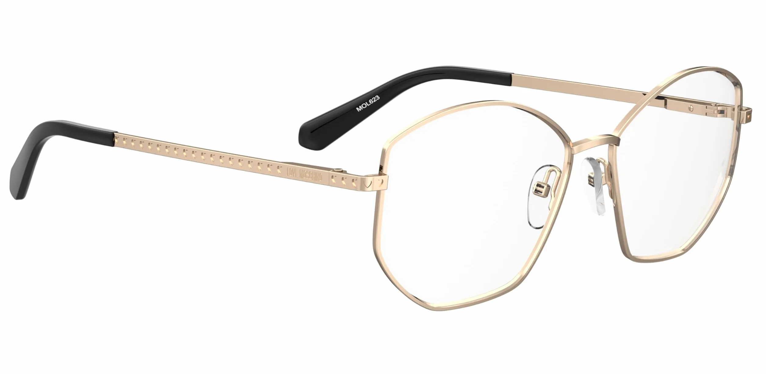 MOSCHINO LOVE MOL623 Rama okularów ROSE GOLD 55/15/140 Kobieta