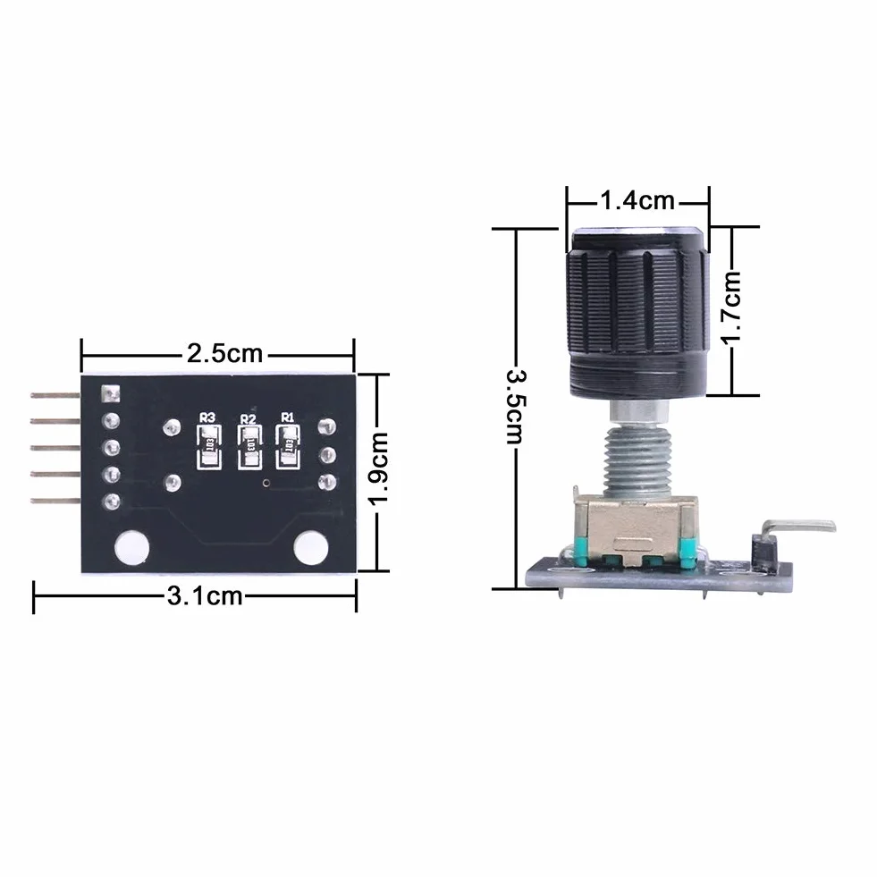 5 szt. Obrotowy moduł enkodera KY-040 KY-040 z przyciskiem do Arduino