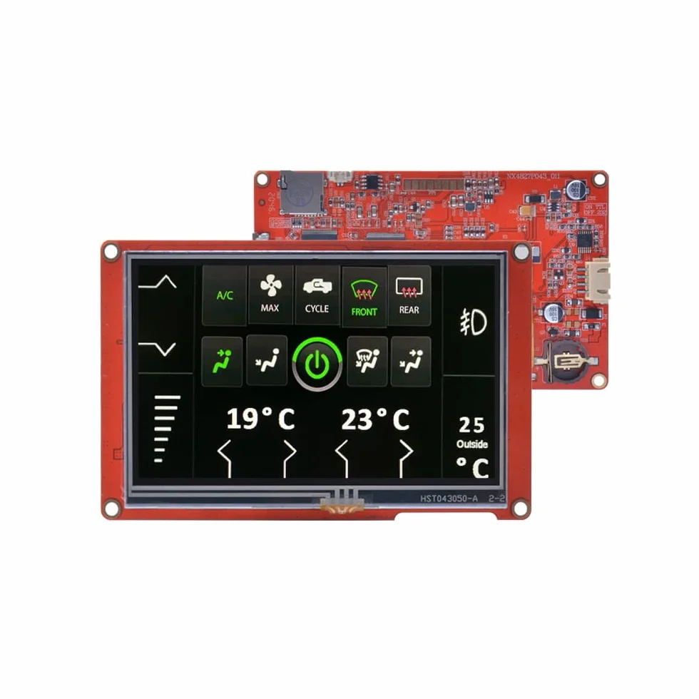 Wyświetlacz Nextion Intelligent 4.3" 480x272 NX4827P043-011R rezystnacyjny panel dotykowy
