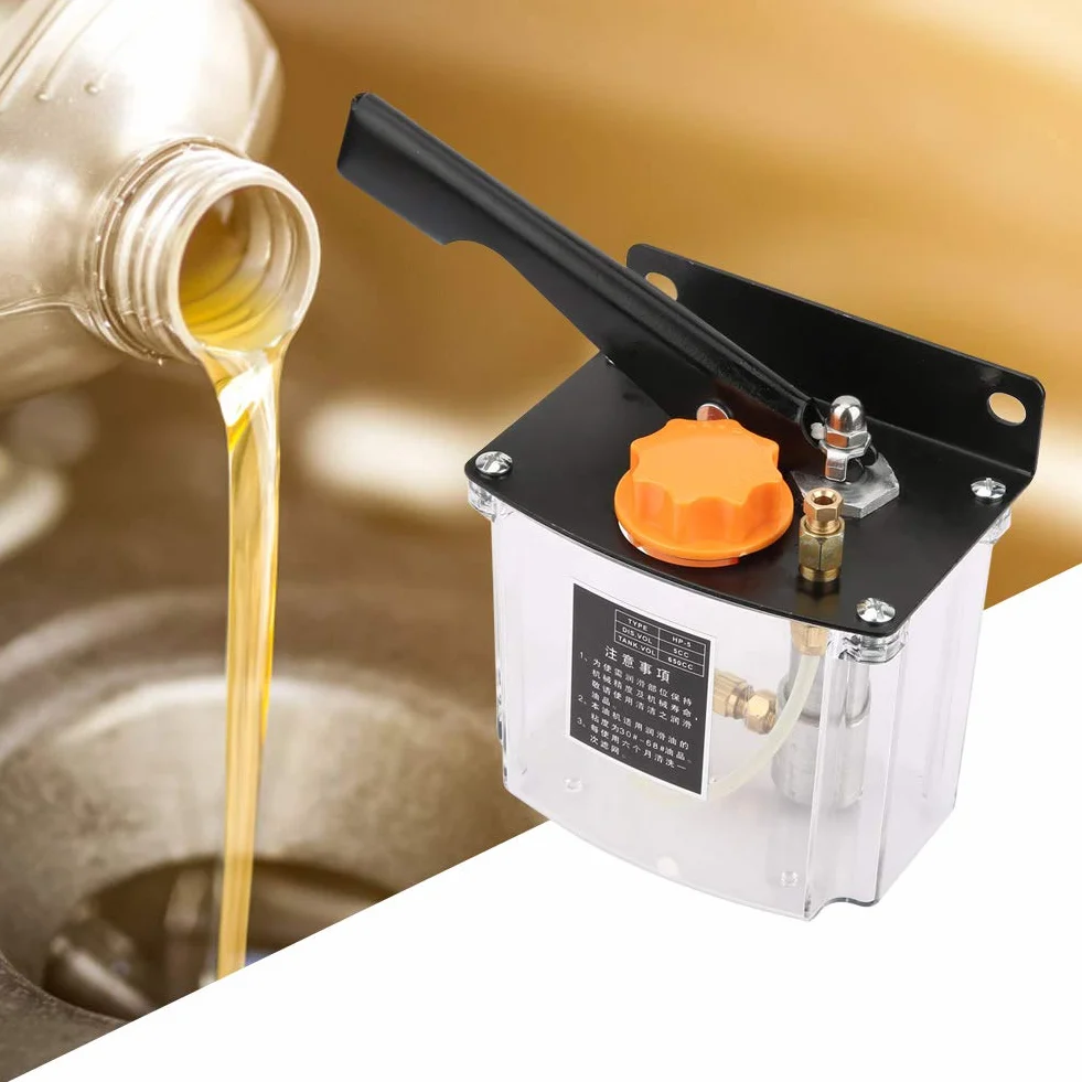 Ręczna pompa smarowa, -5L lewa pompa smarowa 650CC do obrabiarek CNC, centrum obróbki, linii produkcyjnej