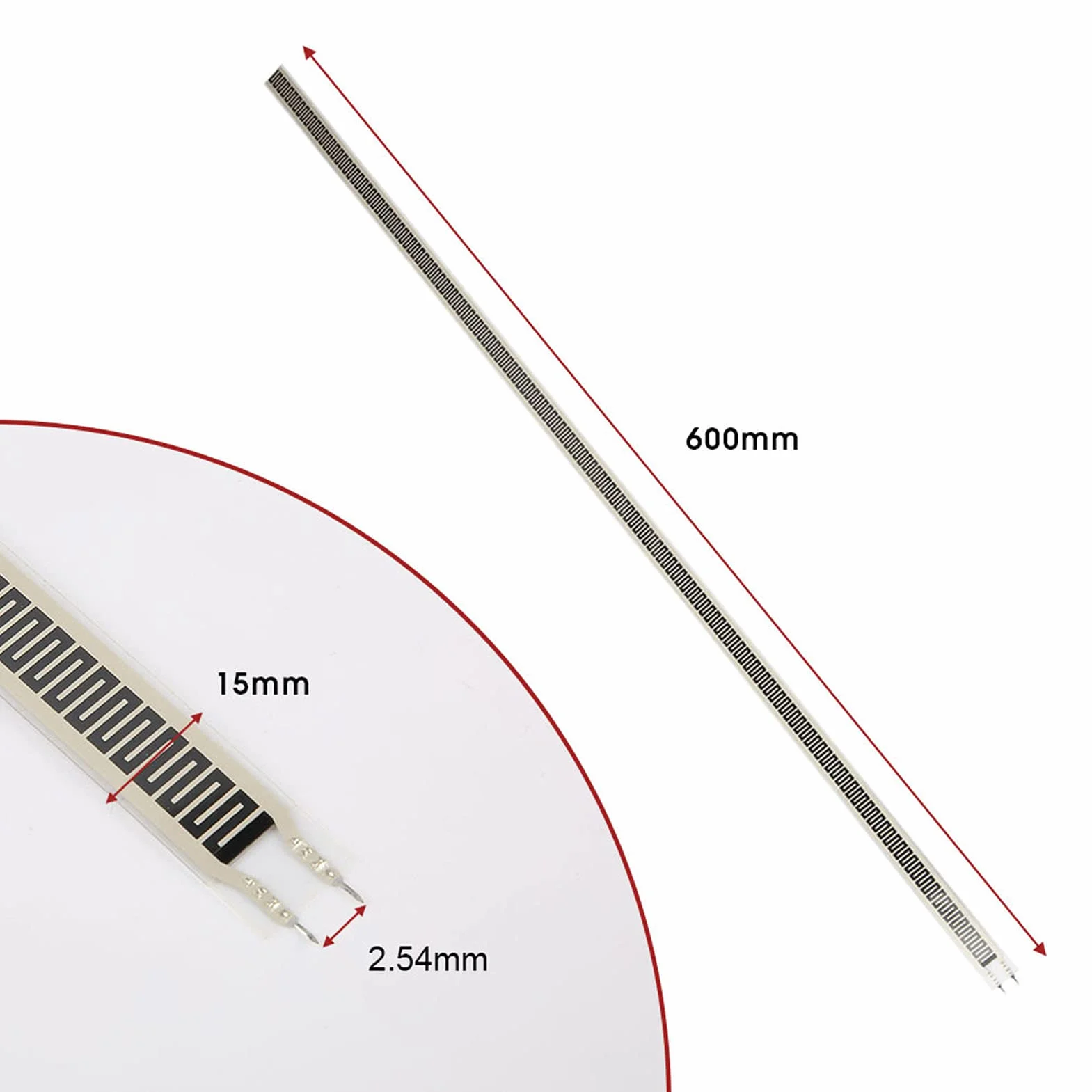 Cienkowarstwowy Czujnik Siły SF15‑600, oporność 10 Kg, Czujnik Ciśnienia o Wysokiej Czułości, Pasuje do Inteligentnego Domu, Elektroniki Medycznej, urządzeń Przenośnych