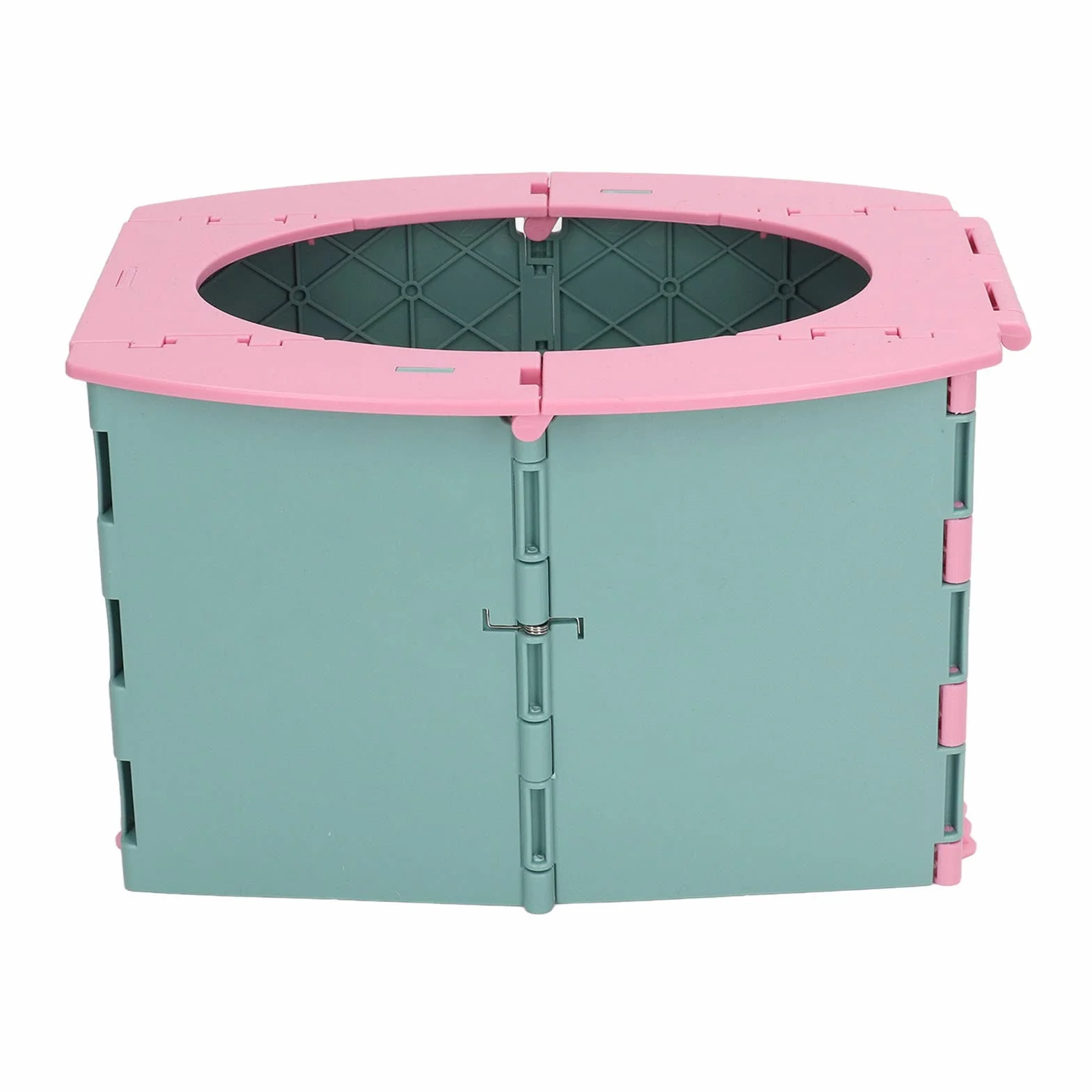 Pottler Nocnik Portable Easy Training Baby Bbé Szukam Podróży Obozowych PP PP Materiał na Duże Odległości (zielony różowy)