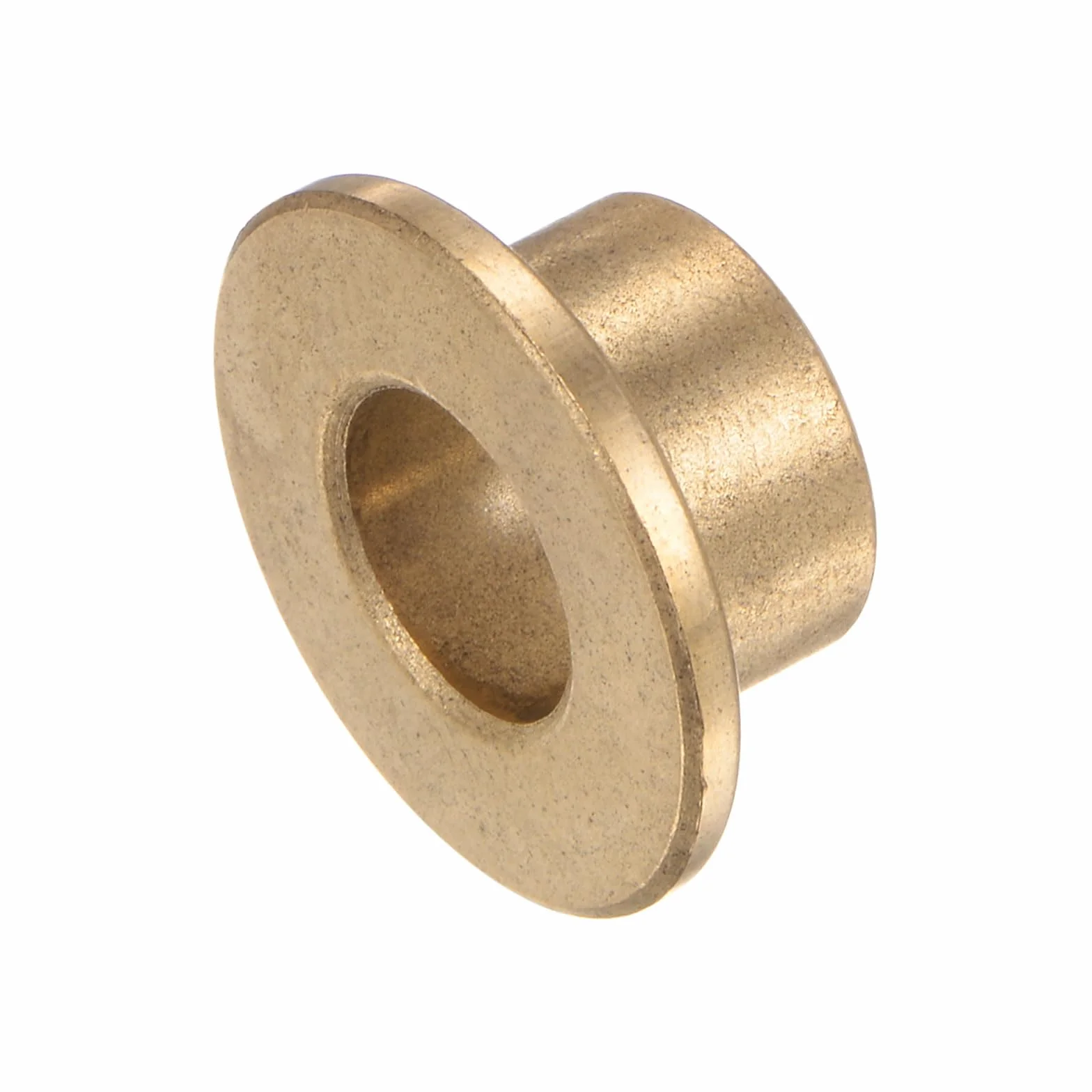 QUARKZMAN 2 szt. tuleja łożyska kołnierzowego 10 mm otwór 14 mm AD 10 mm długość 2 mm kołnierz grubość brązu tuleja samosmarujące tuleje ślizgowe tuleja do instalacji przemysłowych