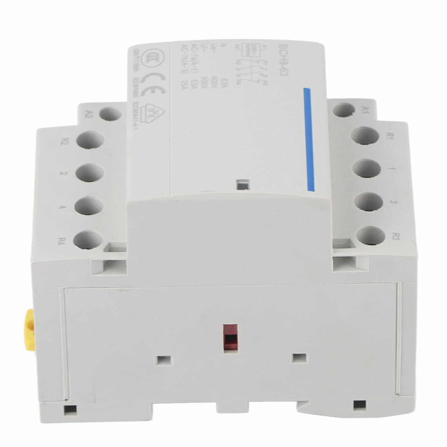 2P 63A 24V/230V 50/60Hz domowy stycznik AC, 2NO/2NC uniwersalne sterowanie obwodem, montaż na szynie DIN, energooszczędny, zamiennik silnika AC, 2-biegunowy (AC230V)