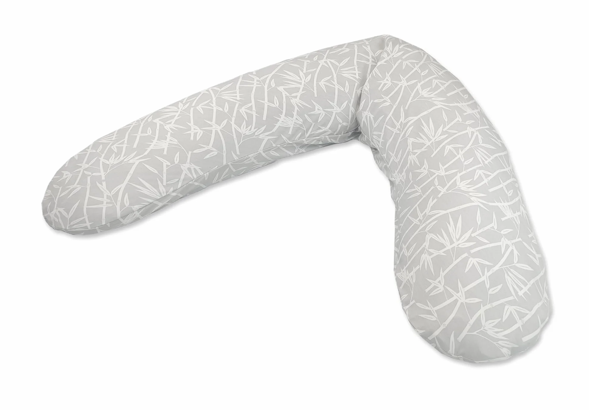 Theraline Oryginalna poduszka ciążowa i poduszka do karmienia 190 cm – poduszka dla osób śpiących na boku, poduszka do karmienia z perłami – w zestawie poszewka na poduszkę do karmienia z kolekcji