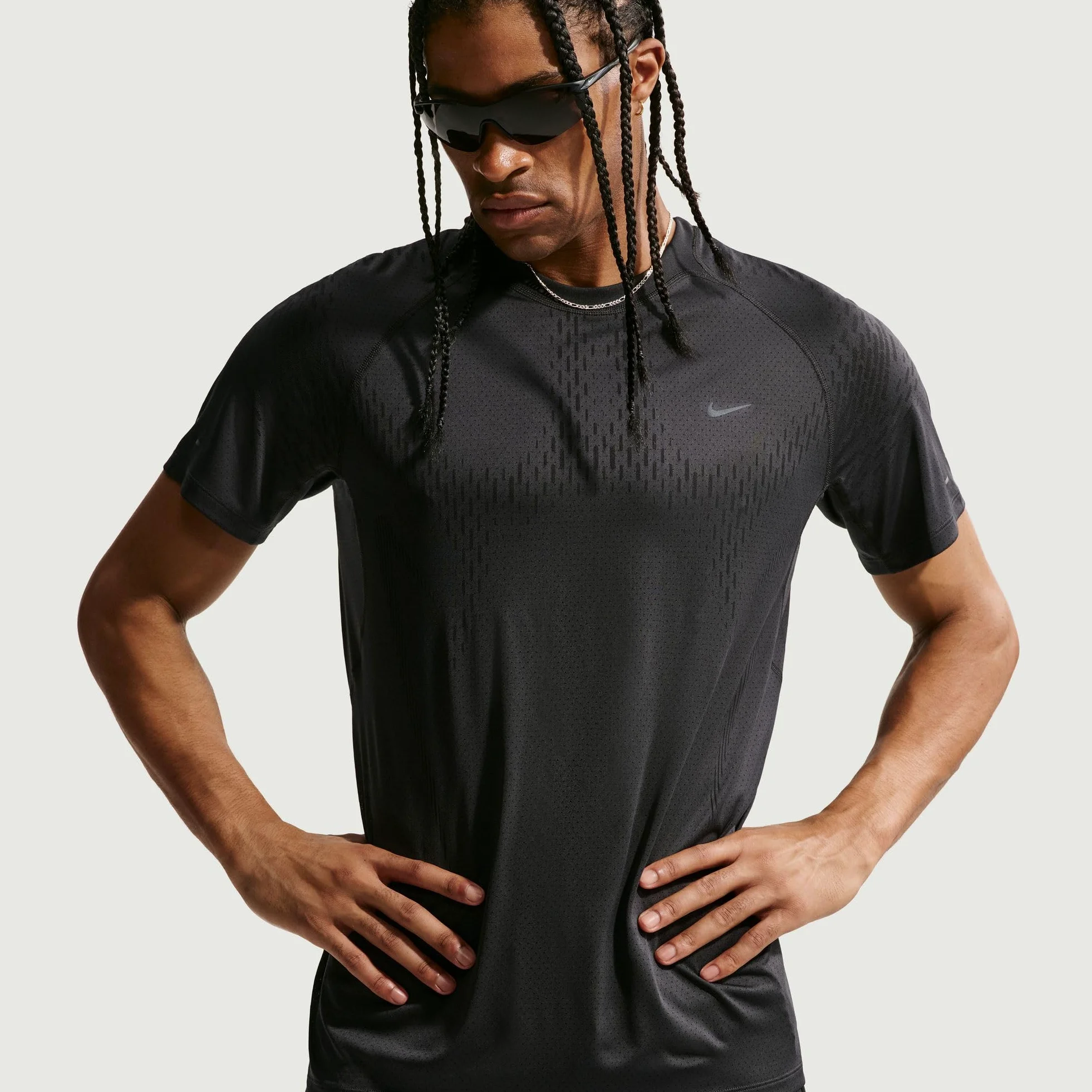 NIKE Górna część z krótkim rękawem Mężczyźni Nike Stride Nike Dri-fit Adv Kurzarm-laufoberteil Für Herren