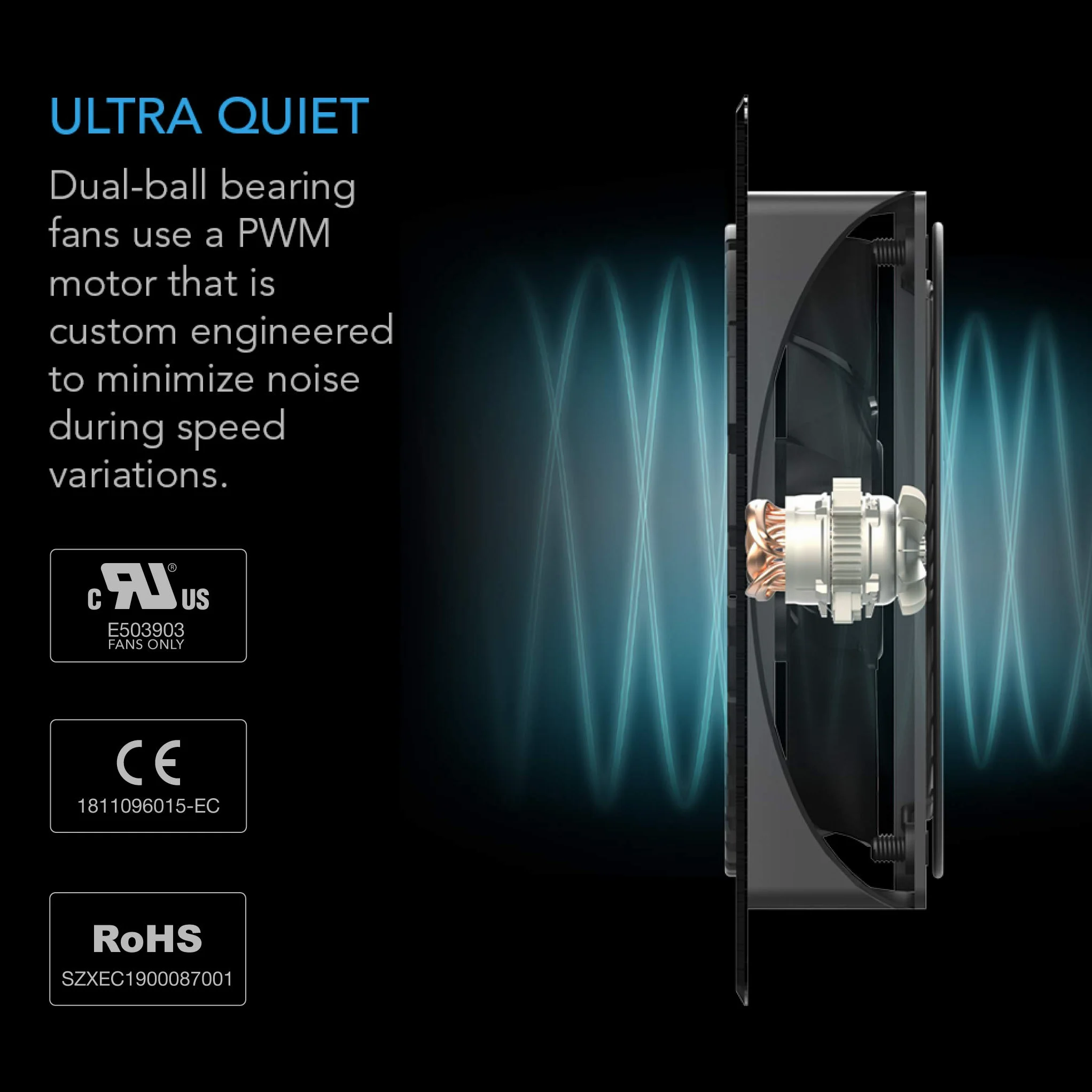 AC Infinity AIRPLATE S9, cichy system wentylatorów chłodzących z regulacją prędkości, do kina domowego AV chłodzenie szafki
