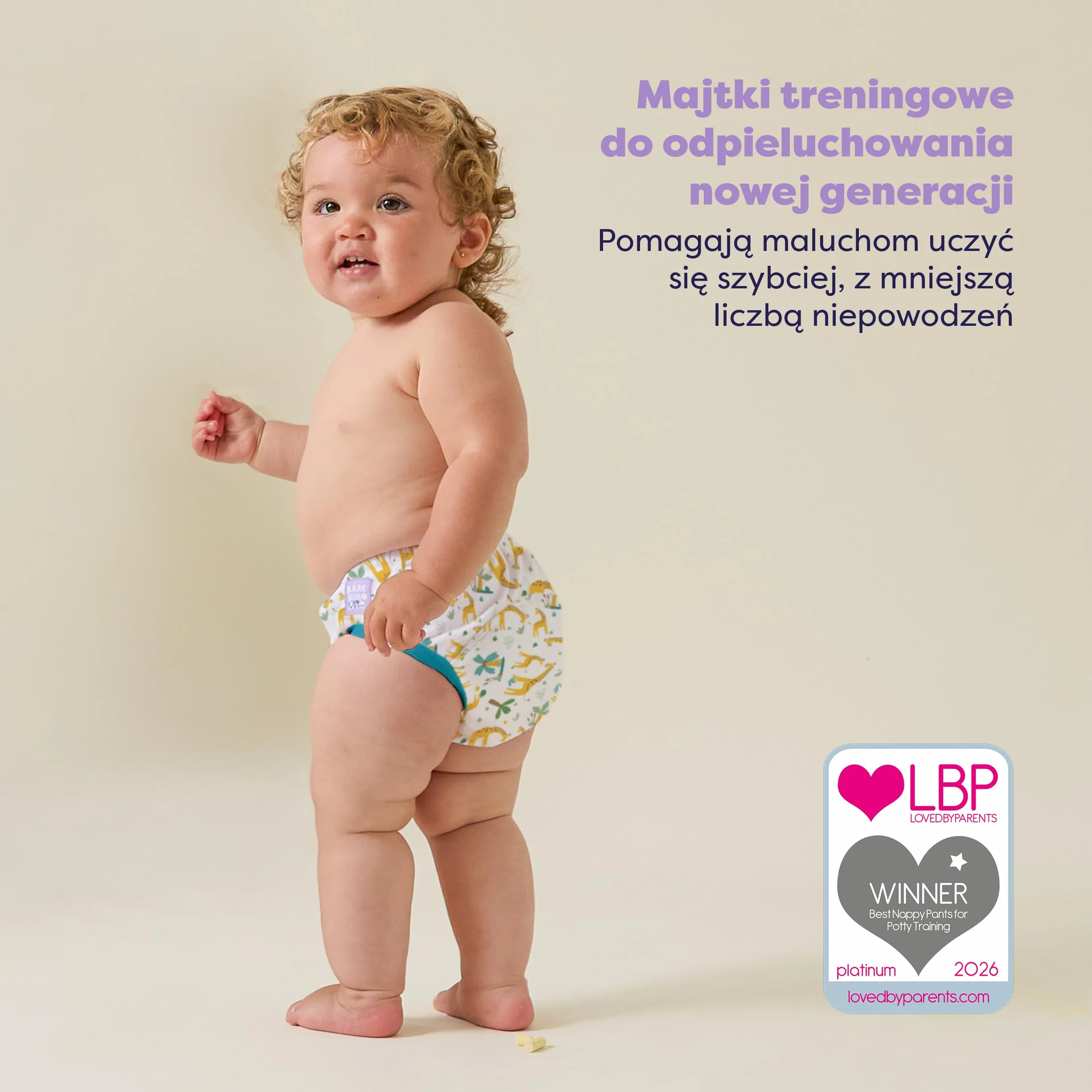 Wielorazowe majtki treningowe dla niemowląt i małych dzieci