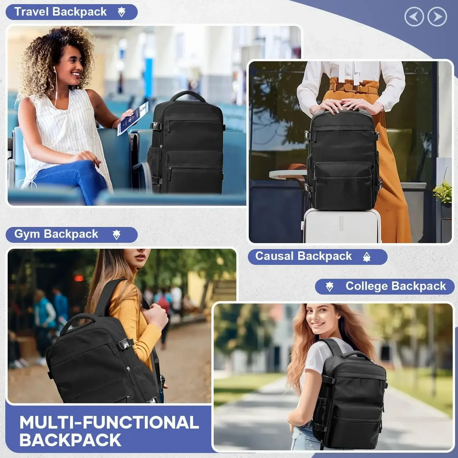 Męski plecak kompresyjny próżniowy: Travel & Tech Ready