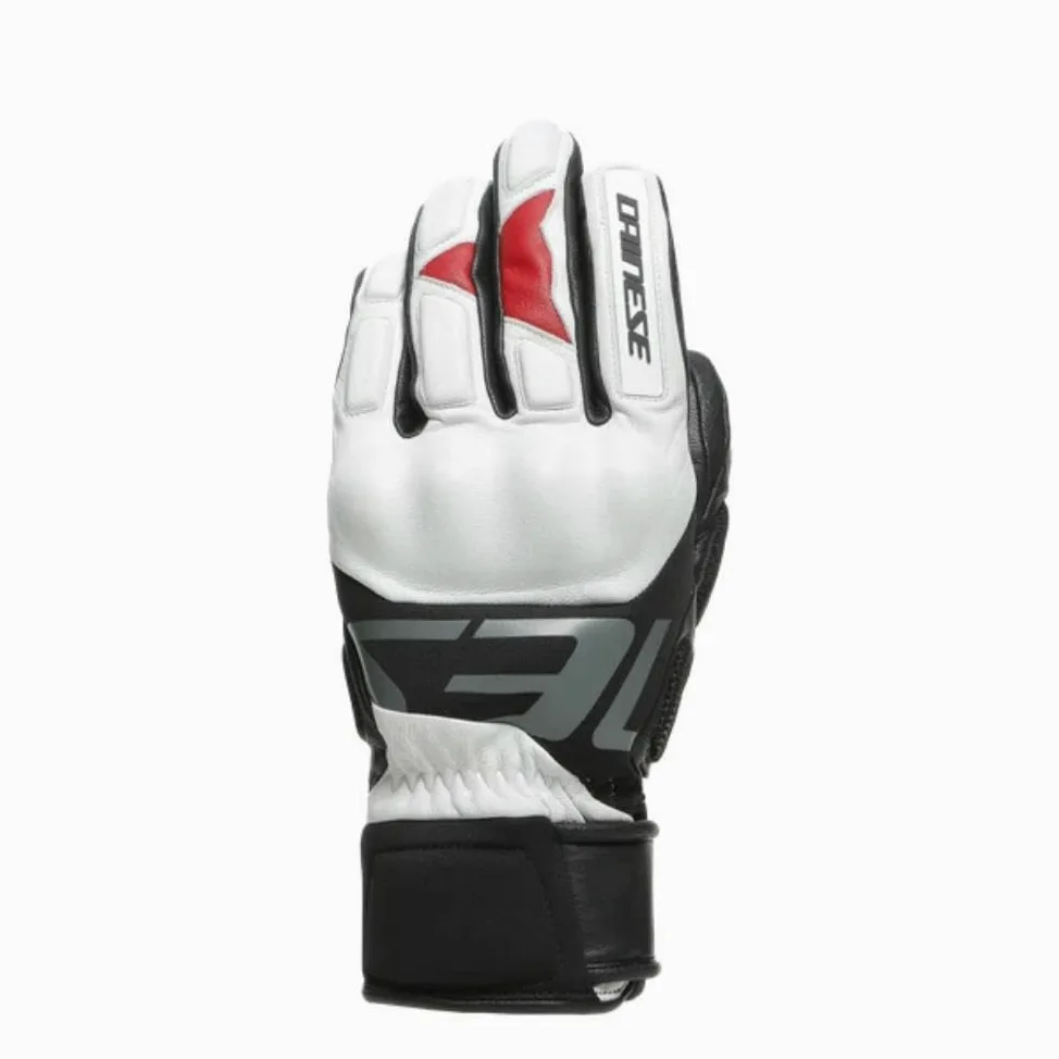 Dainese HP Gloves, Rękawice ochronne narciarskie, Snowboard, Płaszcze przeciwdeszczowe, z prawdziwej skóry