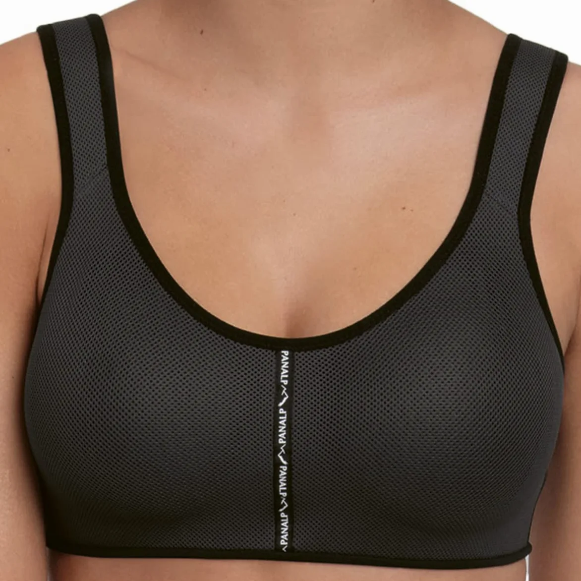 Anita Active PanAlp Air 5560-476 damski biustonosz sportowy antracytowy/czarny, antracyt/czarny, 80C