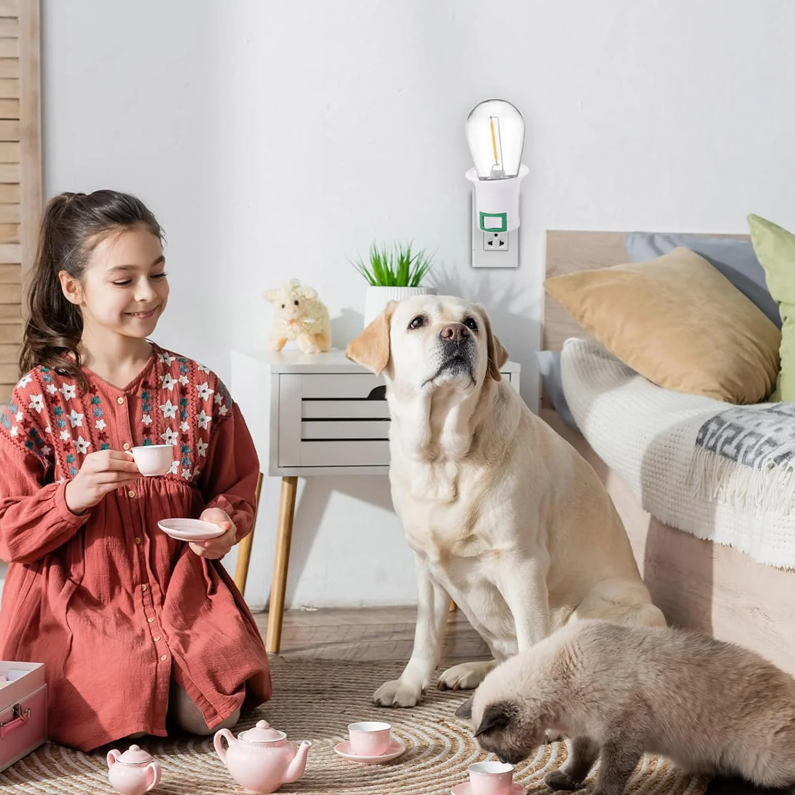 Powice 2 sztuki oprawek E27 z wtyczką, oprawka lampy z przełącznikiem, gwint E27, gniazdo lampy z wtyczką do żarówki, lampy ściennej, adapter cokołu, mały adapter do lampy kuchennej, 2 sztuki