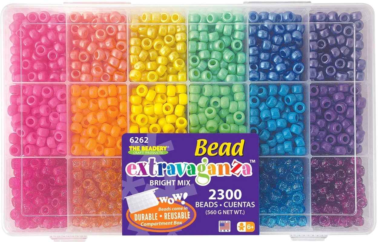 Beadery zestaw ekstrawagancji z pudełkiem ok. oz Brights