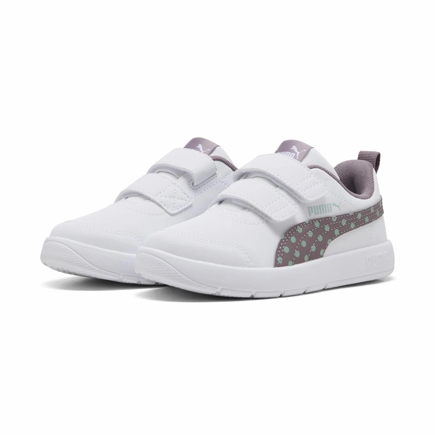 PUMA Dziewczynki Courtflex V3 Dotty V PsTrampki