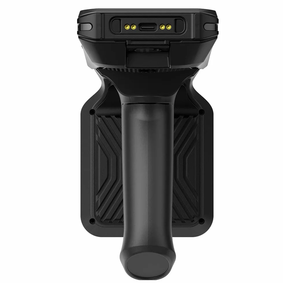 14.0 cm Android 13 ręczny terminal danych komputer mobilny z skanerem kodów kreskowych 1D i 2D PDF417 QR PDF17, czytnik RFID UHF, GPS 4G Wi-Fi GMS, uchwyt pistoletowy MT6762 Octa Core