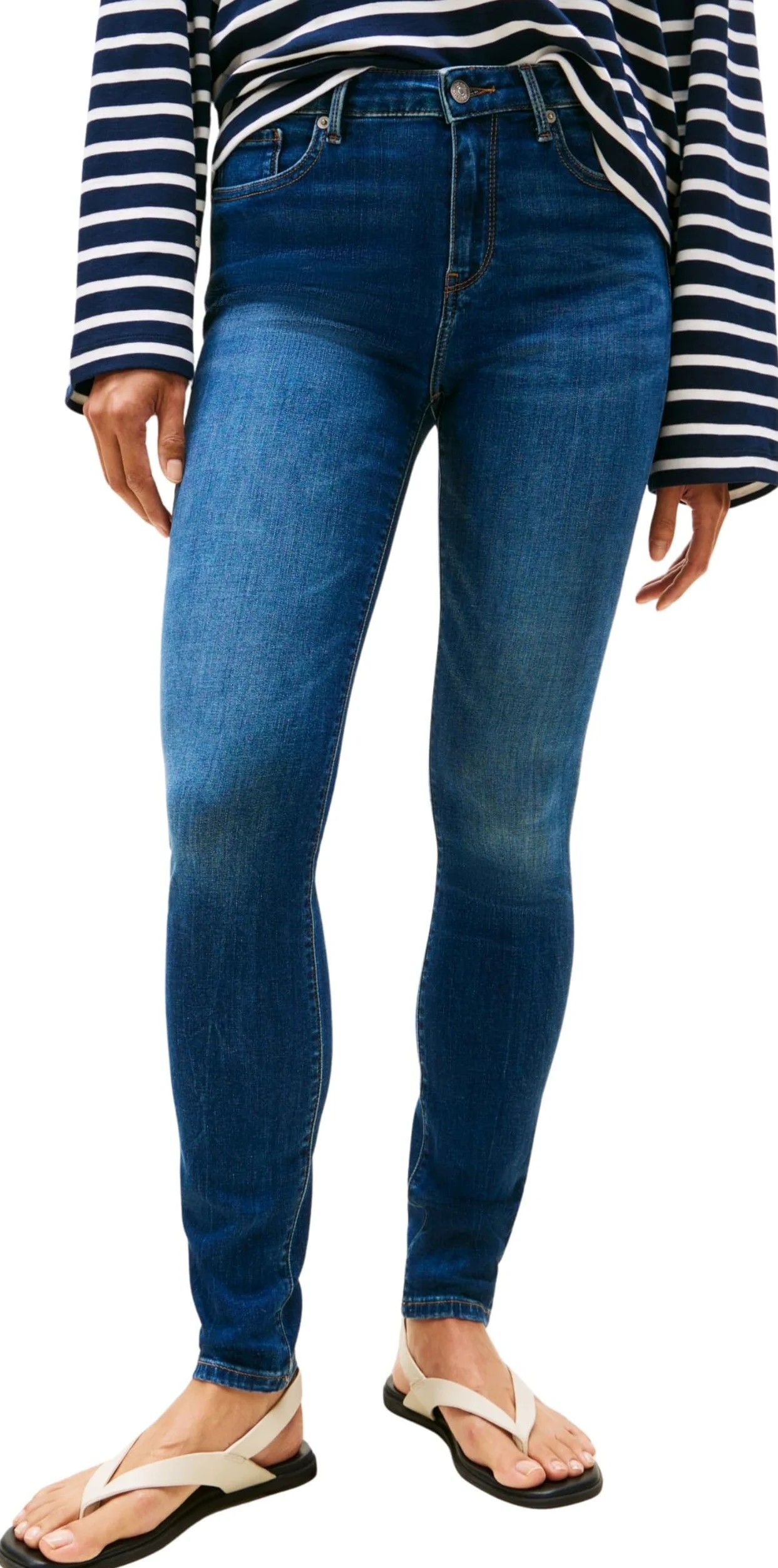 Tommy Hilfiger Dnm Flo Wide Leg Hw Ww0ww45675 - Inne dżinsy Kobiety