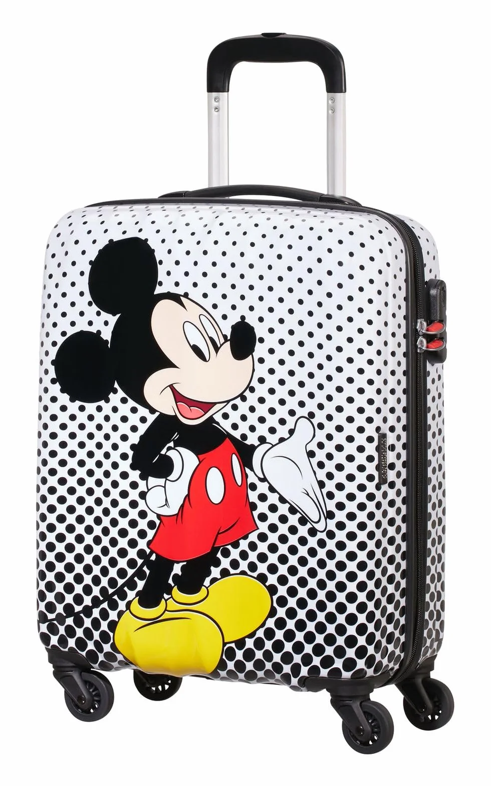 American Tourist Disney Legends - Spinner S, Fingack, 55 cm, 36 L, wielokolorowa (Mickey Mouse Polka Dot)
