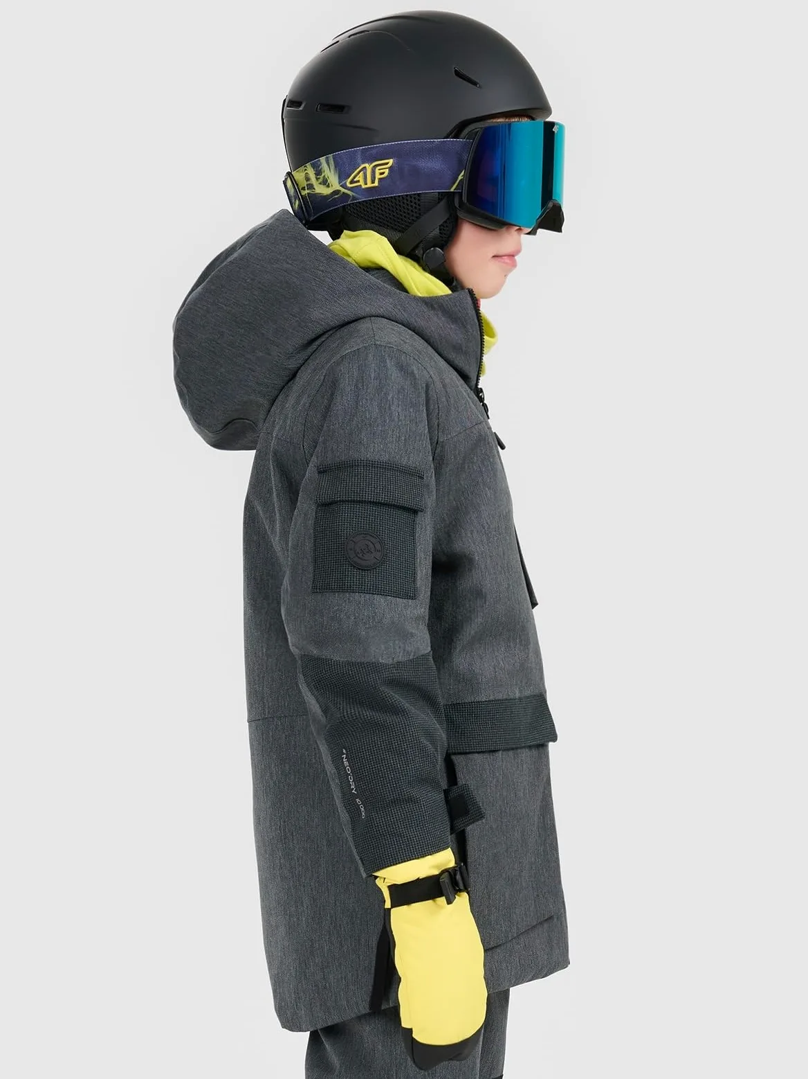 4F Kurtka snowboardowa membrana 10000 dziecięca