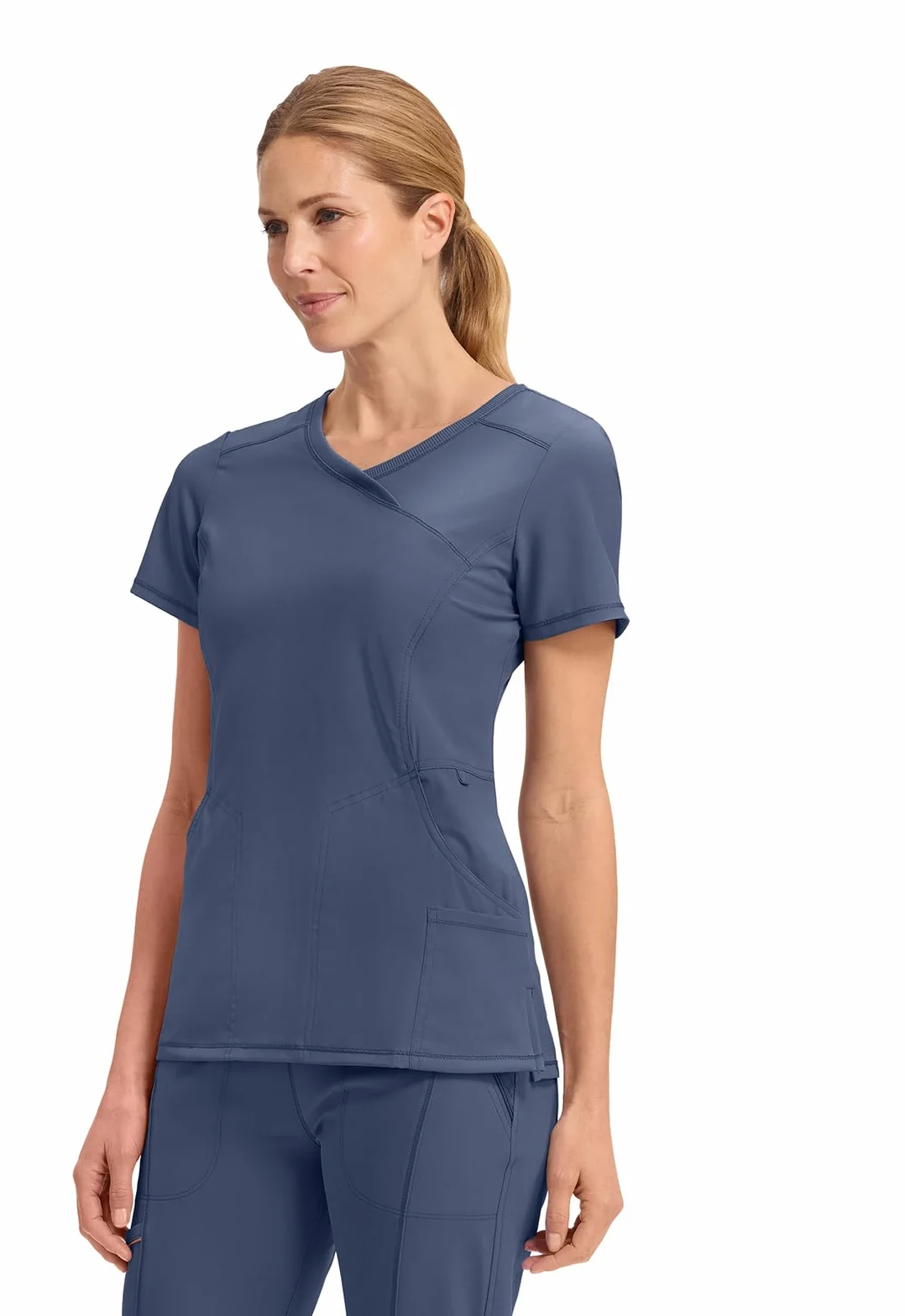 Cherokee Damski Scrub-Top Infinity z kieszeniami