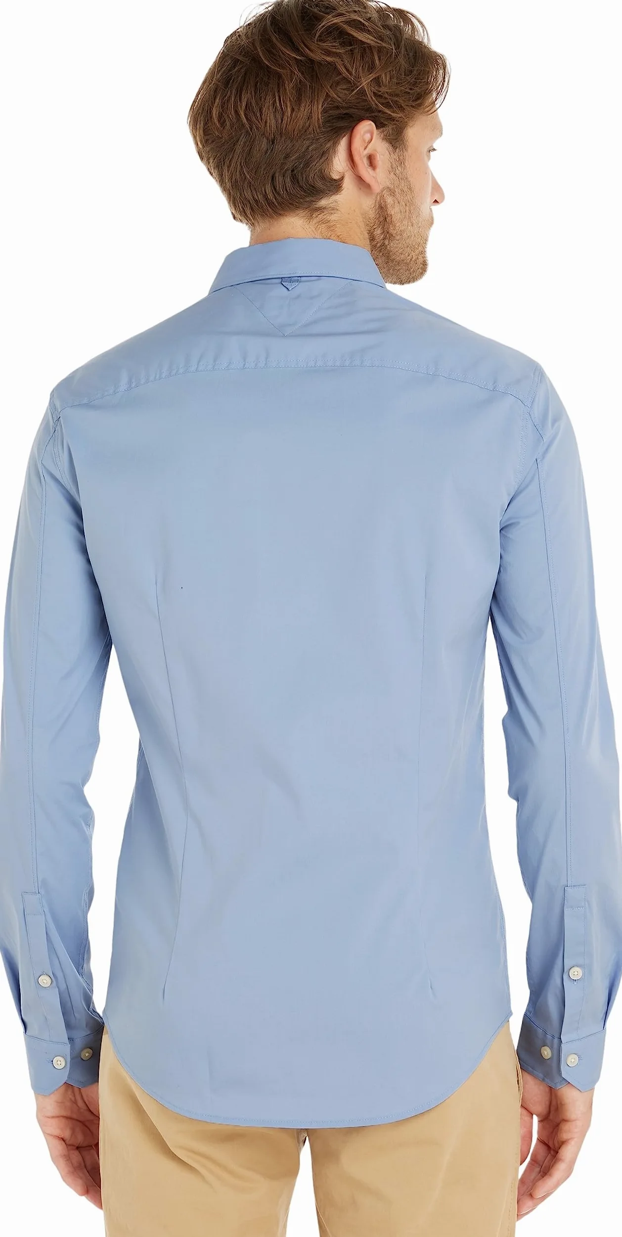 Tommy Jeans Oryginalna koszula męska ze stretchu Slim Fit