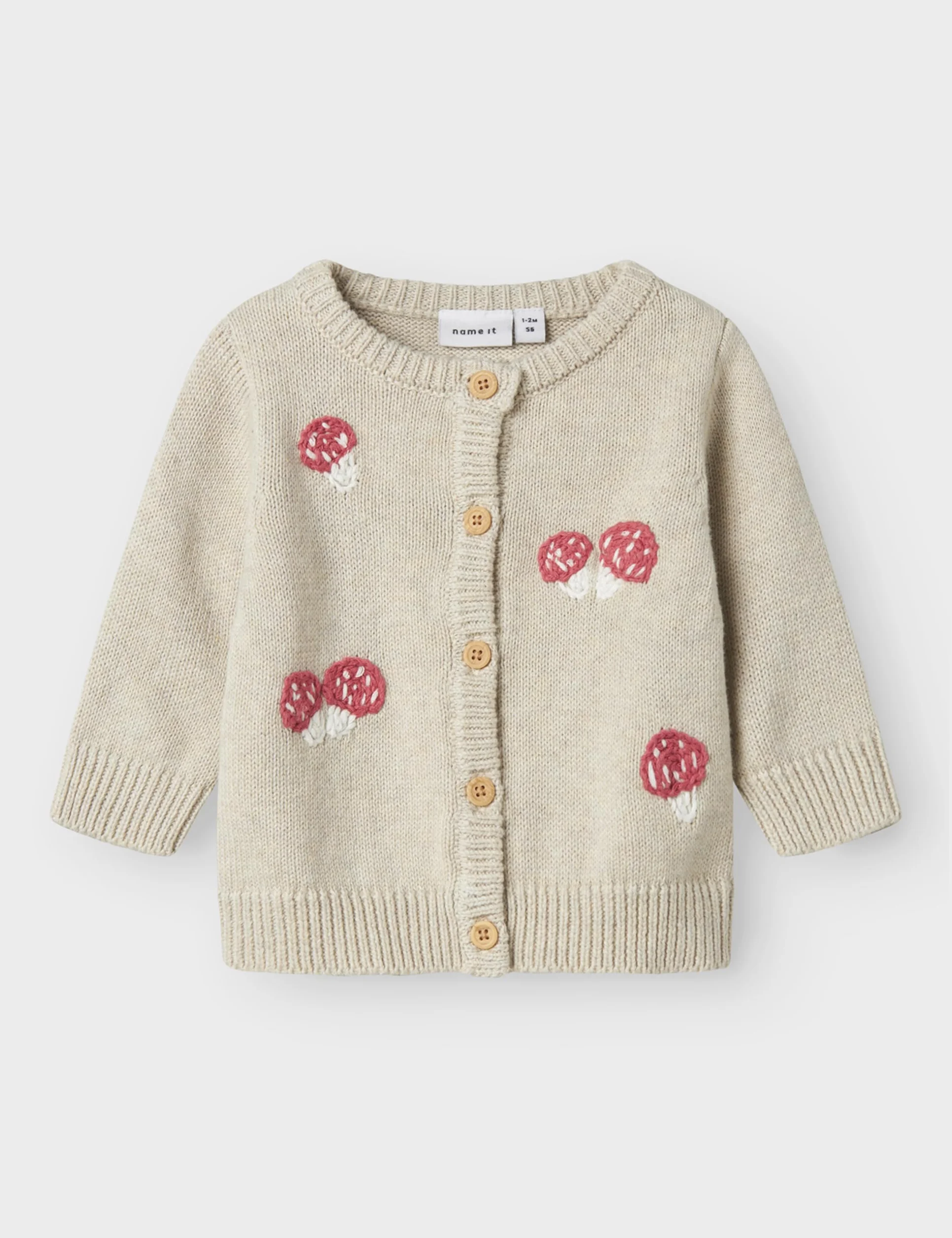 NAME IT Damska karta Nbfline Ls Knit Card, Peyote Melange, 74