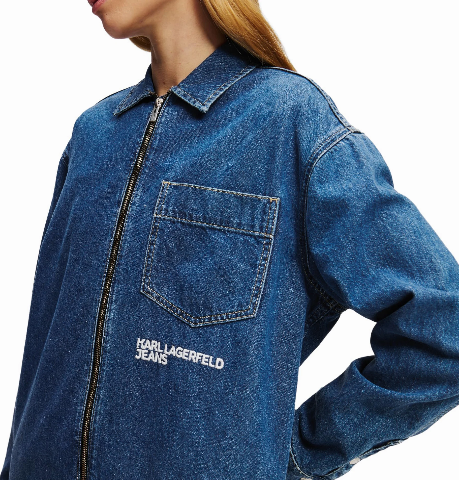 Karl Lagerfeld Jeans, Damskie, Koszula Użytkowa, Krój Koszula