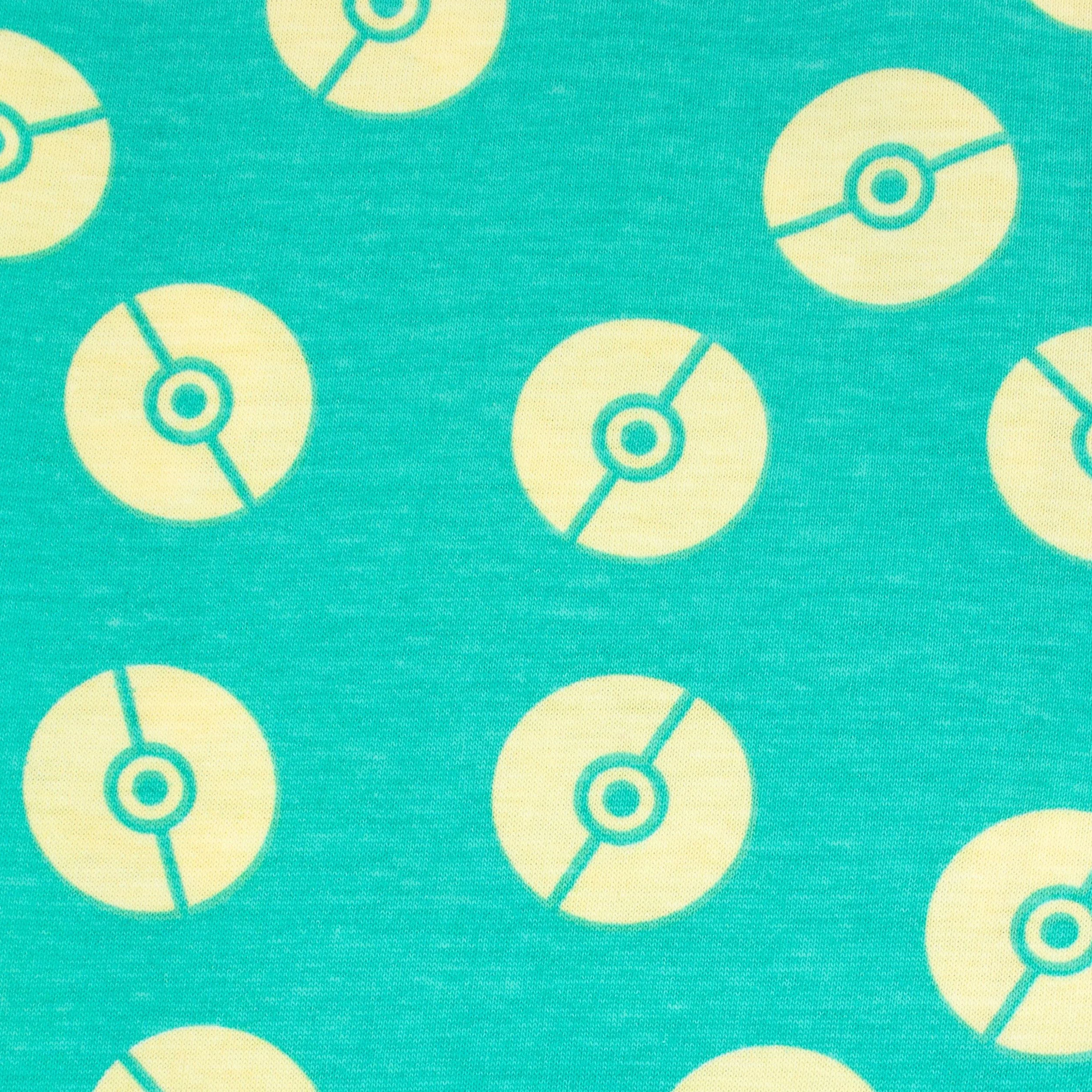 Pokémon Piżama Dziecięca Pikachu Eevee Długie Rękawy Bielizna Nocna
