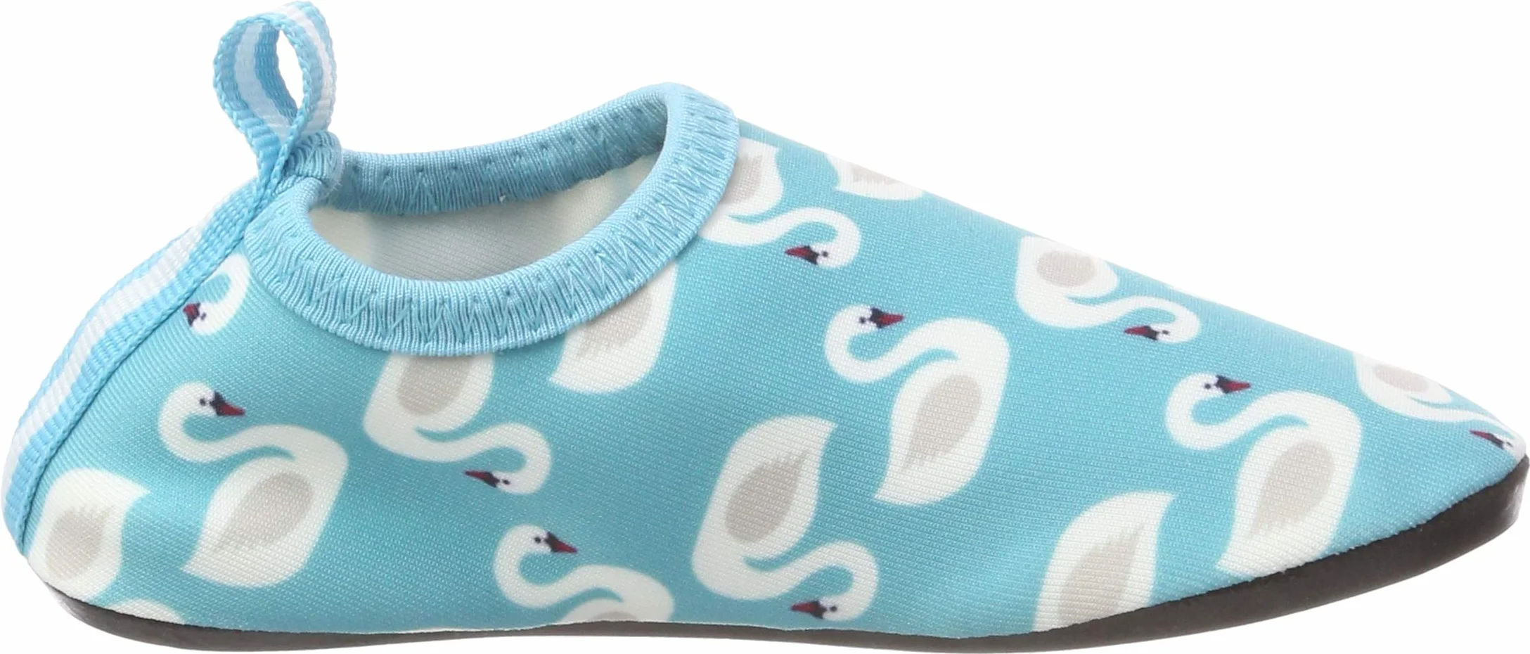 Playshoes Dziewczęce klapki kąpielowe buty do wody łabędzie, turkusowy, 24/25 EU